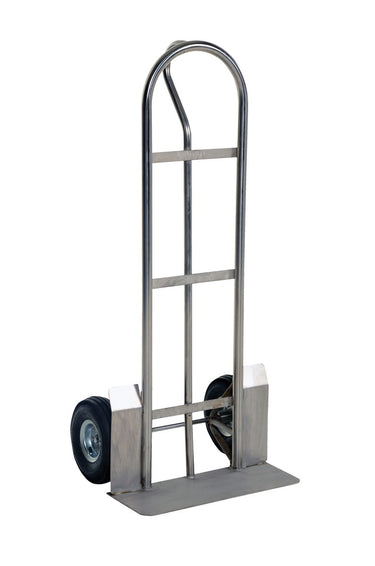 SS P HANDLE TRUCK-600LB PNEUMATIC WHEELS